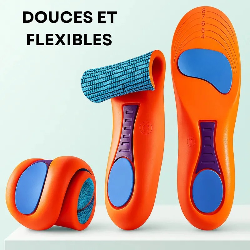 Paire de semelles orthopédiques +