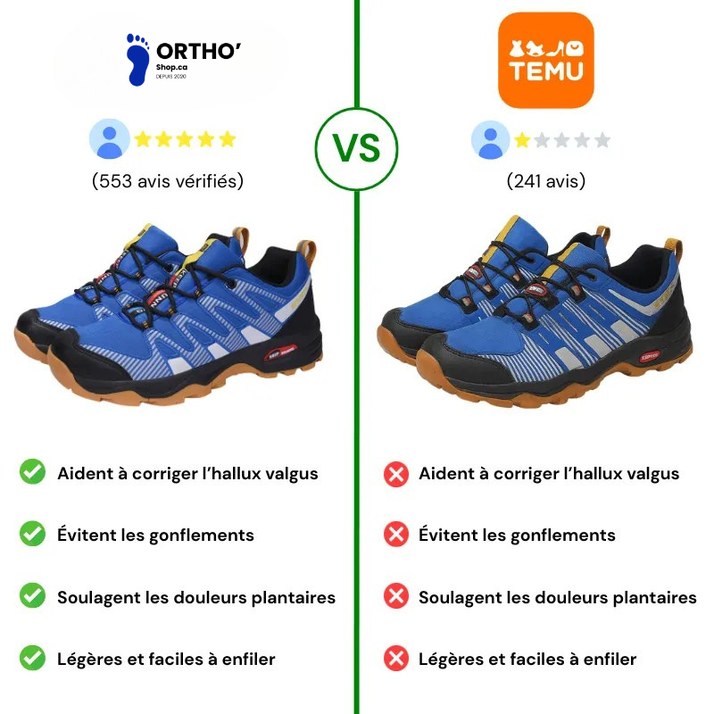 TrailFlexPro™ - Chaussures de marche à confort orthopédique