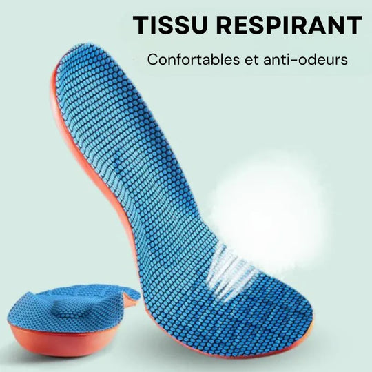 Paire de semelles orthopédiques +