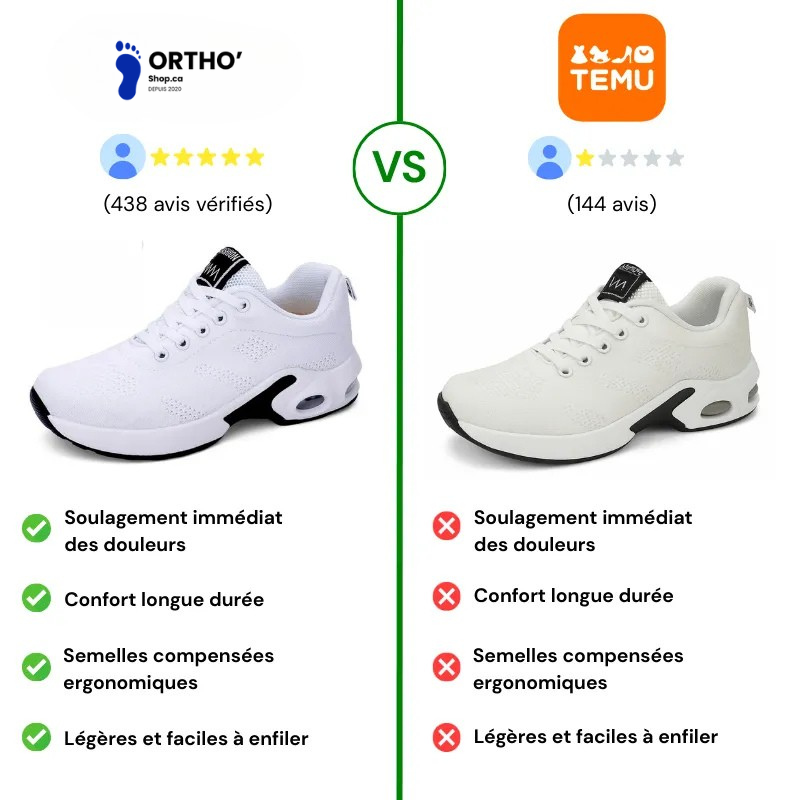 VitaStep™ - Baskets à confort orthopédique