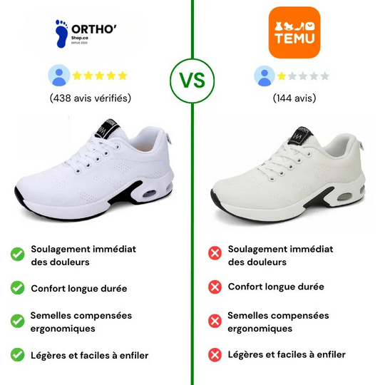 VitaStep™ - Baskets à confort orthopédique