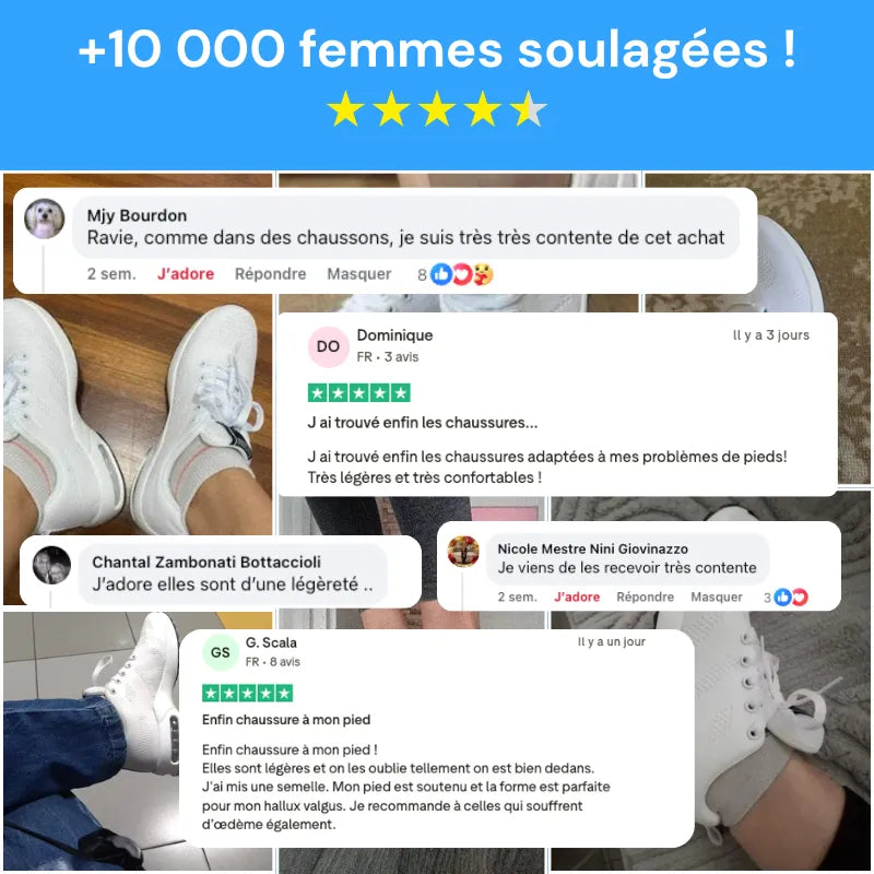 VitaStep™ - Baskets à confort orthopédique