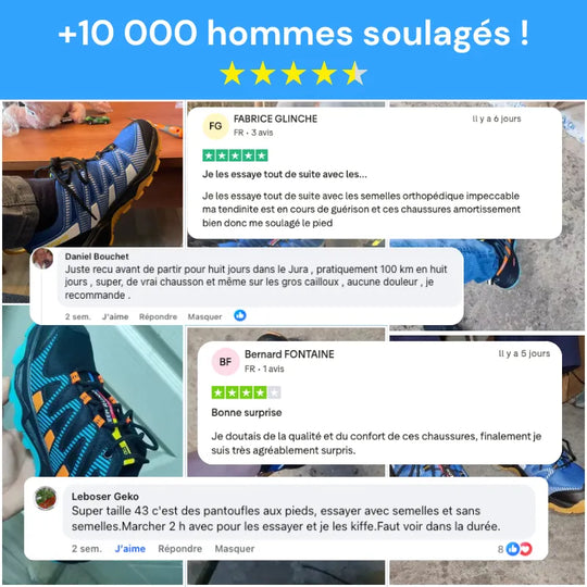TrailFlexPro™ - Chaussures de marche à confort orthopédique